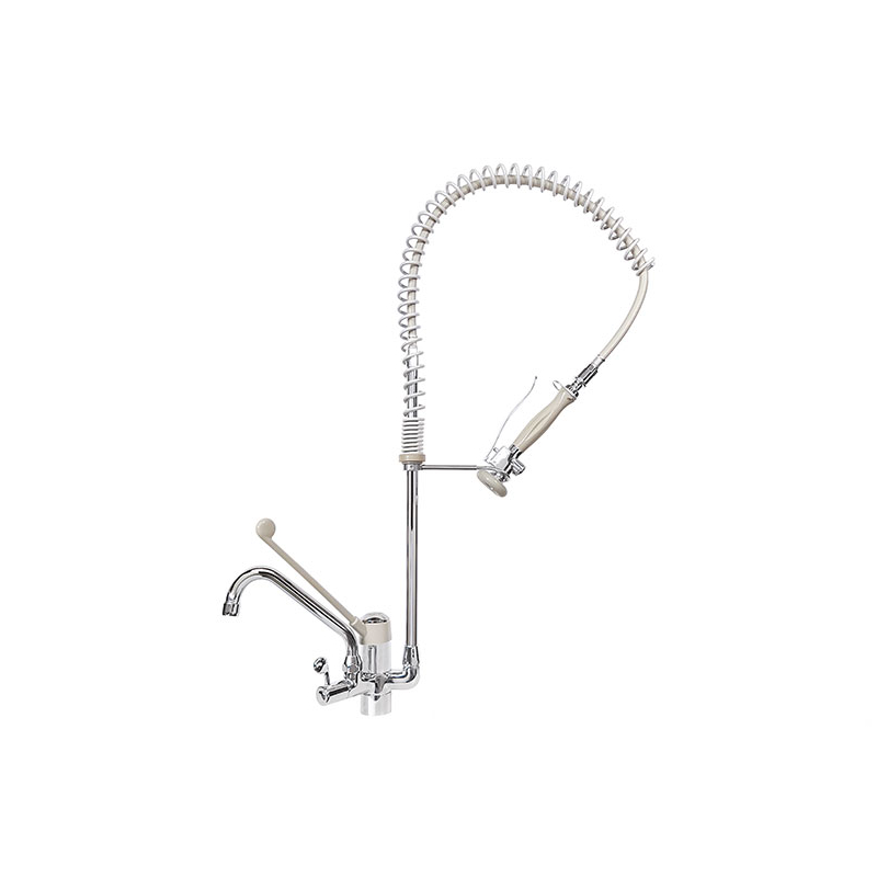 Douchette de prelavage classic - avec rob.intermed. &agrave; commande au coude - Linum - LKL-2615-000
