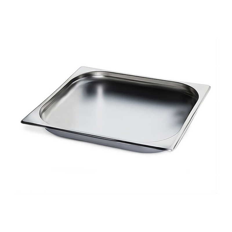 GN2/3 - 20mm r&eacute;cipient inox - plein - V-Line - Linum - CGS-2302-000