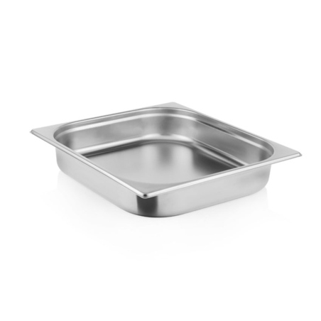 GN2/3 - 65mm r&eacute;cipient inox - plein - V-Line - Linum - CGS-2306-000