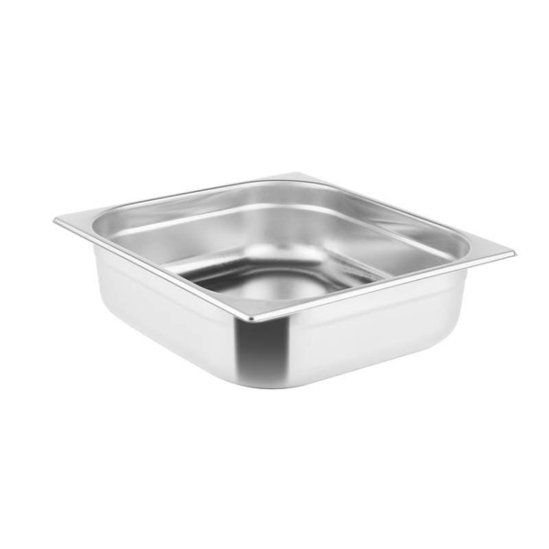 GN2/3 - 100mm r&eacute;cipient inox - plein - V-Line - Linum - CGS-2310-000