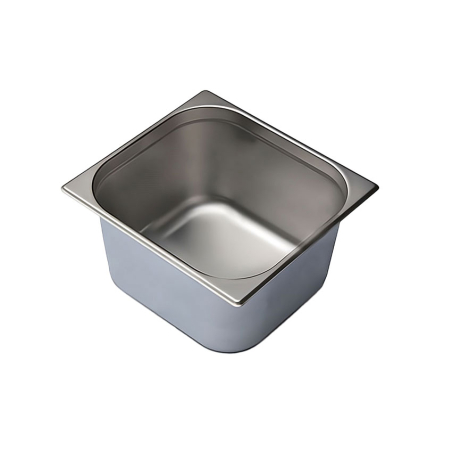 GN2/3 - 200mm r&eacute;cipient inox - plein - V-Line - Linum - CGS-2320-000