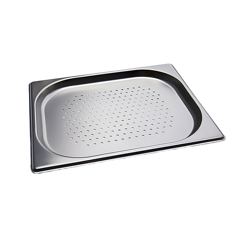 GN1/2 - 20mm r&eacute;cipient inox - perfor&eacute; - V-Line - Linum - CGF-1202-000