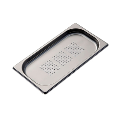GN1/3 - 20mm r&eacute;cipient inox - perfor&eacute; - V-Line - Linum - CGF-1302-000