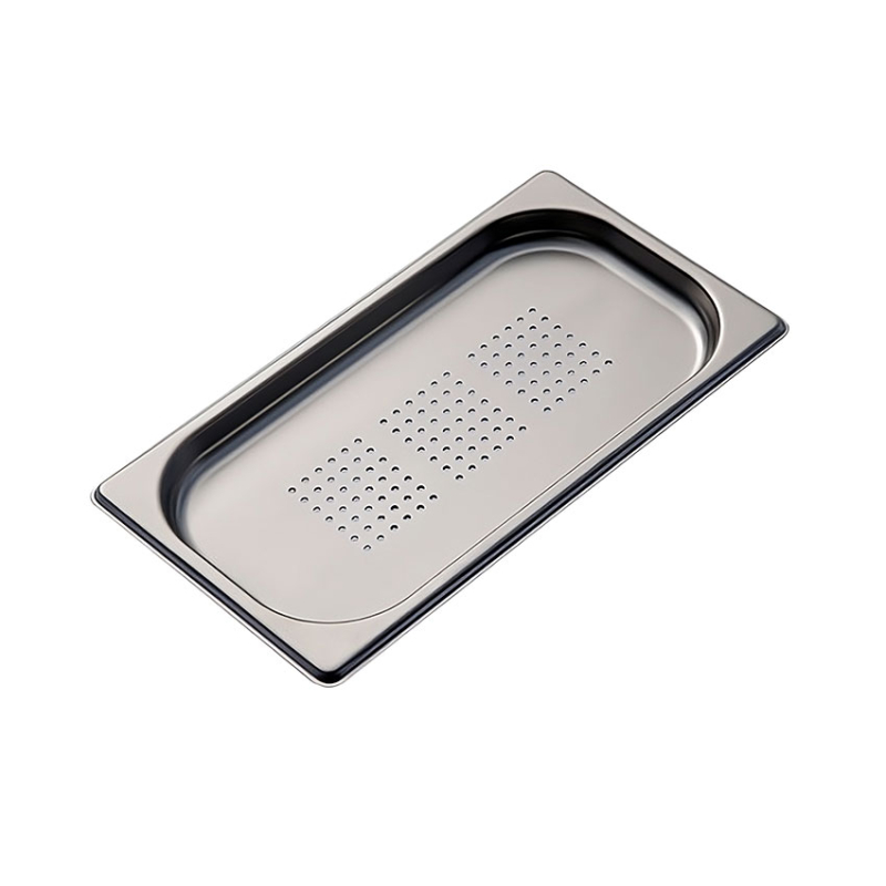 GN1/3 - 20mm r&eacute;cipient inox - perfor&eacute; - V-Line - Linum - CGF-1302-000