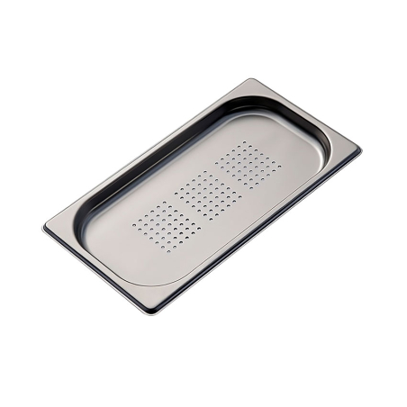 GN1/3 - 20mm r&eacute;cipient inox - perfor&eacute; - V-Line - Linum - CGF-1302-000