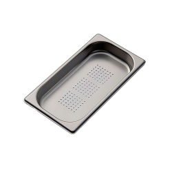 GN1/3 - 40mm r&eacute;cipient inox - perfor&eacute; - V-Line - Linum - CGF-1304-000