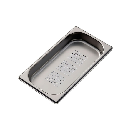 GN1/3 - 40mm r&eacute;cipient inox - perfor&eacute; - V-Line - Linum - CGF-1304-000