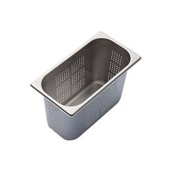 GN1/3 - 200mm r&eacute;cipient inox - perfor&eacute; - V-Line - Linum - CGF-1320-000