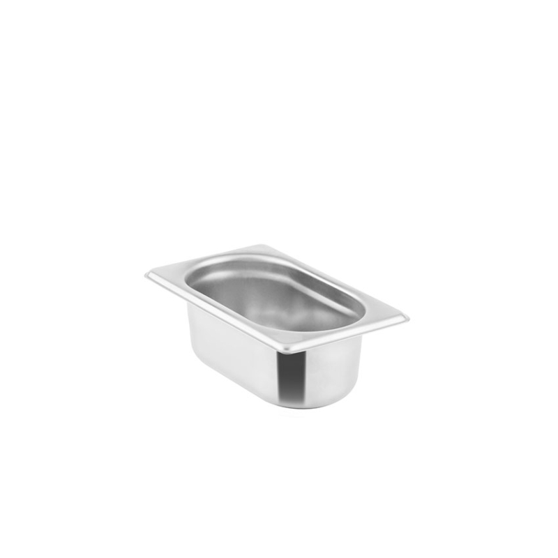 GN1/9 - 65mm r&eacute;cipient inox - plein - V-Line - Linum - CGS-1906-000
