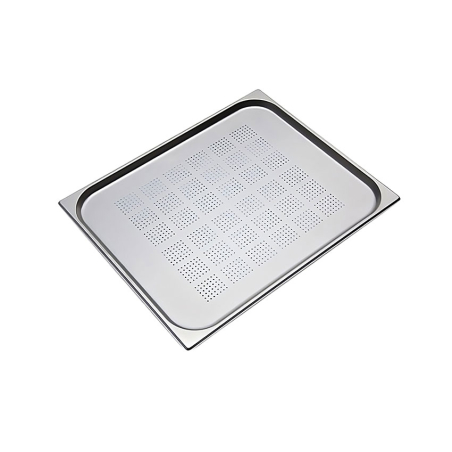 GN2/1 - 20mm r&eacute;cipient inox - perfor&eacute; - V-Line - Linum - CGF-2102-000