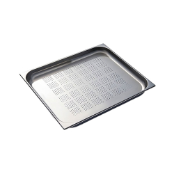 GN2/1 - 40mm r&eacute;cipient inox - perfor&eacute; - V-Line - Linum - CGF-2104-000