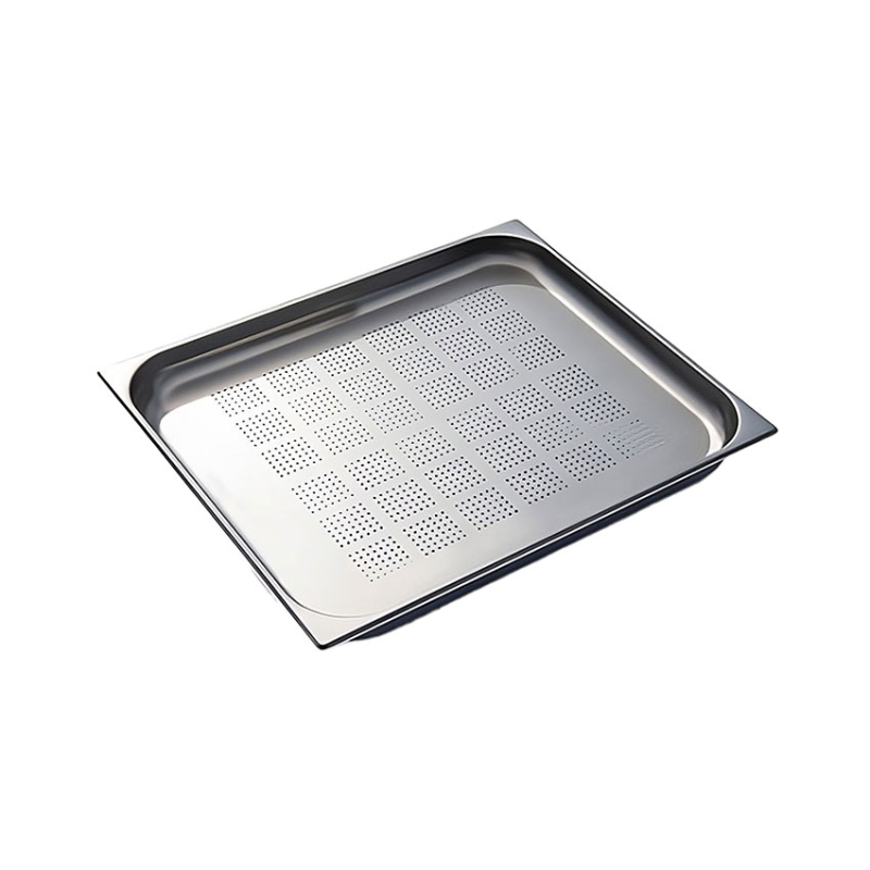 GN2/1 - 40mm r&eacute;cipient inox - perfor&eacute; - V-Line - Linum - CGF-2104-000