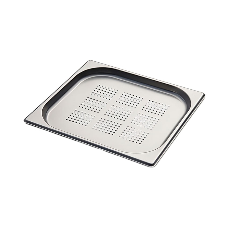 GN2/3 - 20mm r&eacute;cipient inox - perfor&eacute; - V-Line - Linum - CGF-2302-000