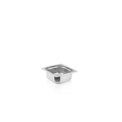 GN1/6 - 65mm r&eacute;cipient inox - plein - V-Line - Linum - CGS-1606-000