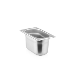 GN1/9 - 100mm r&eacute;cipient inox - plein - V-Line - Linum - CGS-1910-000