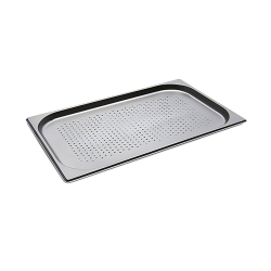 GN1/1 - 20mm r&eacute;cipient inox - perfor&eacute; - V-Line - Linum - CGF-1102-000