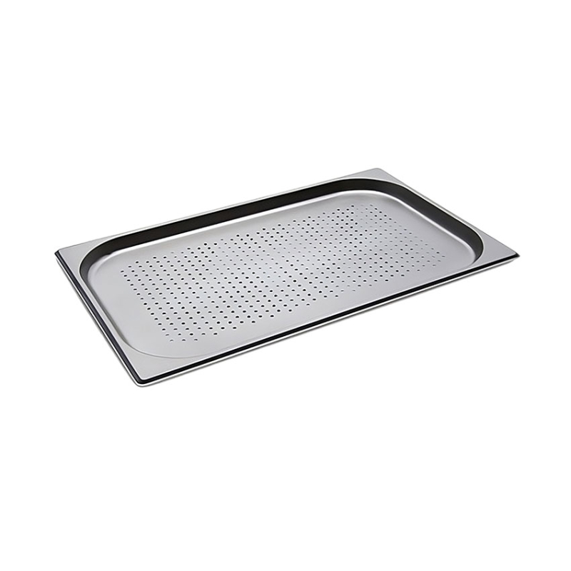 GN1/1 - 20mm r&eacute;cipient inox - perfor&eacute; - V-Line - Linum - CGF-1102-000