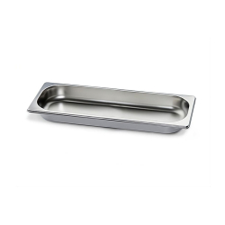 GN2/4 - 40mm r&eacute;cipient inox - plein - V-Line - Linum - CGS-2404-000