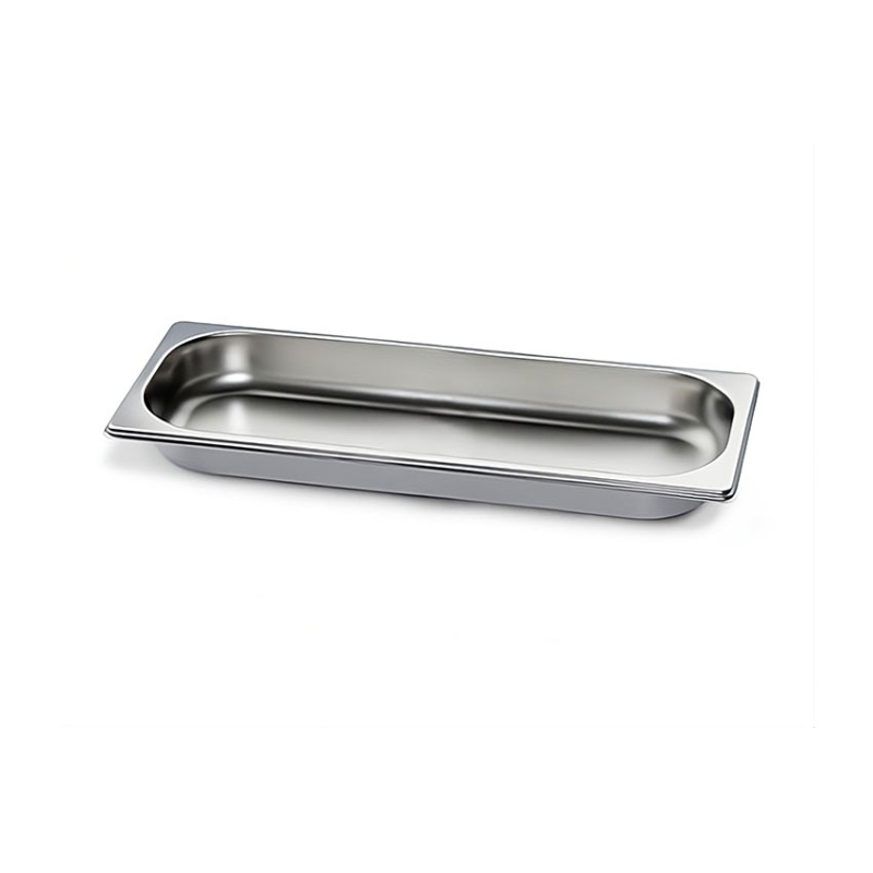 GN2/4 - 40mm r&eacute;cipient inox - plein - V-Line - Linum - CGS-2404-000
