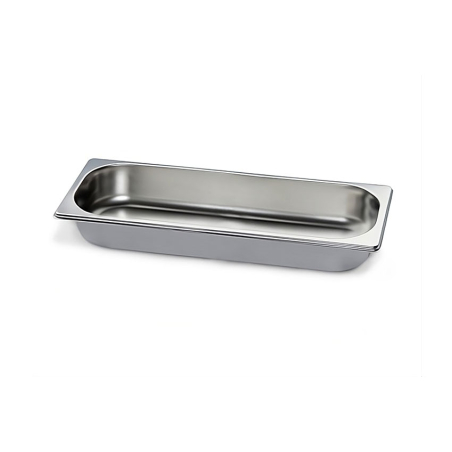 GN2/4 - 65mm r&eacute;cipient inox - plein - V-Line - Linum - CGS-2406-000
