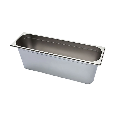 GN2/4 - 150mm r&eacute;cipient inox - plein - V-Line - Linum - CGS-2415-000