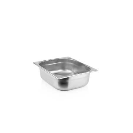 GN1/2 - 100mm r&eacute;cipient inox - plein - V-Line - Linum - CGS-1210-000