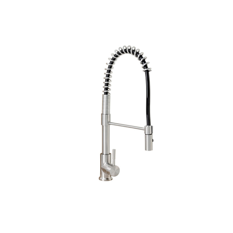 Flusso Mini mini-douchette en inox avec flexible noir - Linum - LKS-2514-000