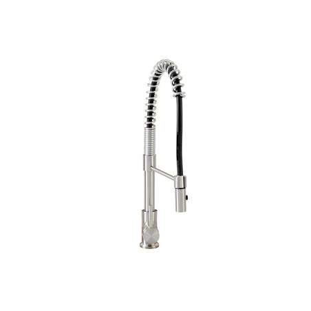Flusso Mini mini-douchette en inox avec flexible noir - Linum - LKS-2514-000