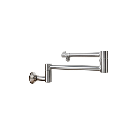 Pentola CG robinet mural en inox avec bec pivotant jusqu'&agrave; 550 mm - levier frontal - Linum - LKS-0029-000