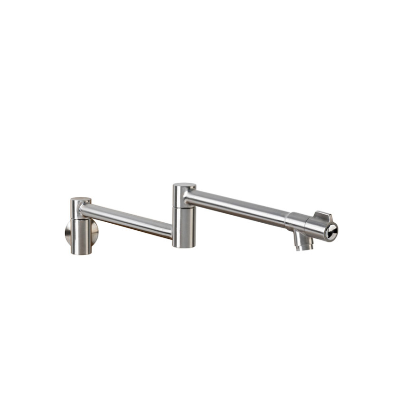 Pentola CG robinet mural en inox avec bec pivotant jusqu'&agrave; 550 mm - levier frontal - Linum - LKS-0029-000