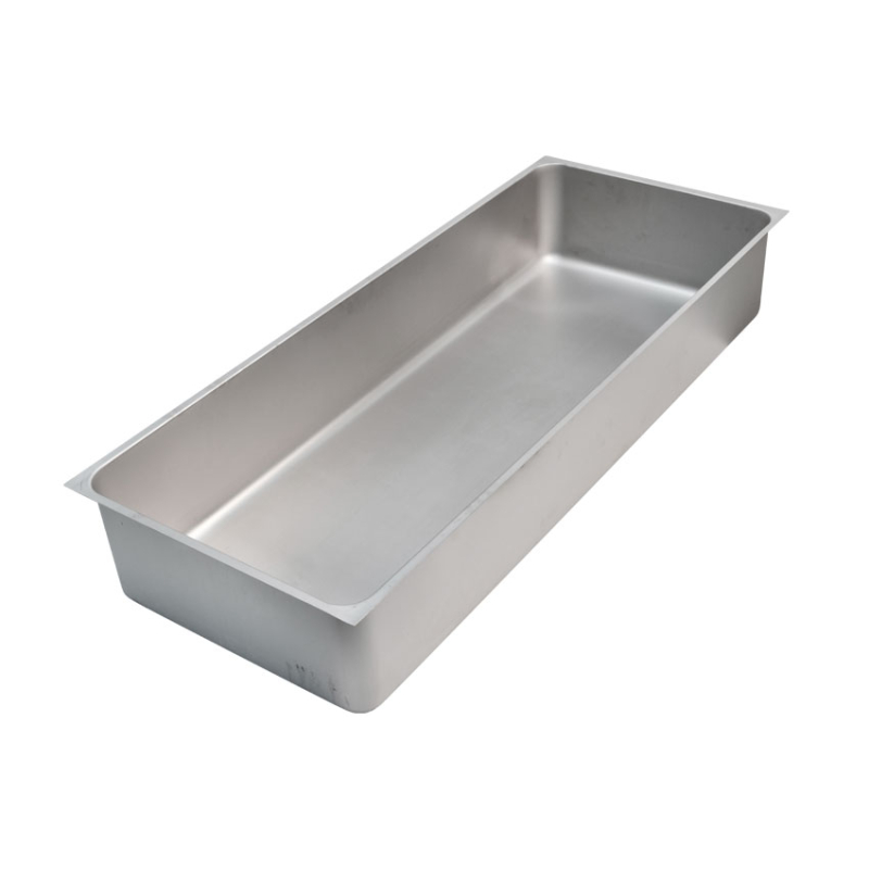 Nova bac bain-marie 1280x510x230 - sans &eacute;vacuation - AISI 304 (GN4/1) - Linum - LBM-0244-000