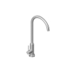 Inoxo 190 m&eacute;langeur monocommande en inox avec bec courb&eacute; 190 mm - Linum - KRO-4100-841