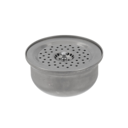 Crepine acier inox en 3 pi&egrave;ces - Linum - LKE-9691-000