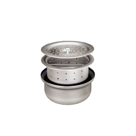 Crepine acier inox en 3 pi&egrave;ces - Linum - LKE-9691-000