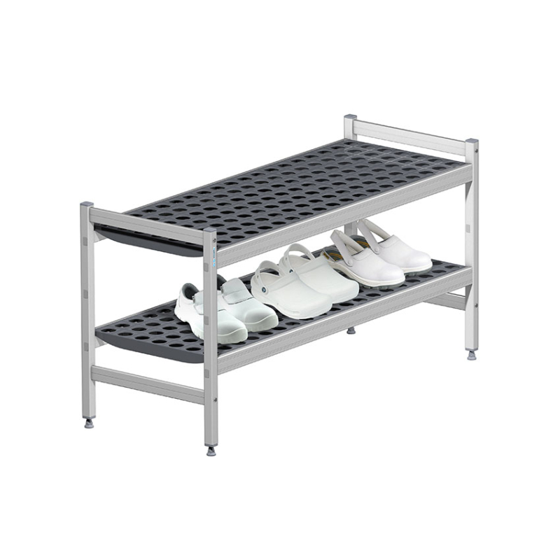 Rayonnage vestiaire / banc - 2 niveaux - 1200x460x600mm - Linum - FST-6282-000