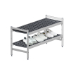 Rayonnage vestiaire / banc - 2 niveaux - 1200x460x600mm - Linum - FST-6282-000