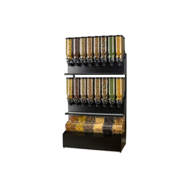 Distributeur en vrac free flow pro - 16+6x 13.5l - gondola autonome - Linum - LFD-8100-020