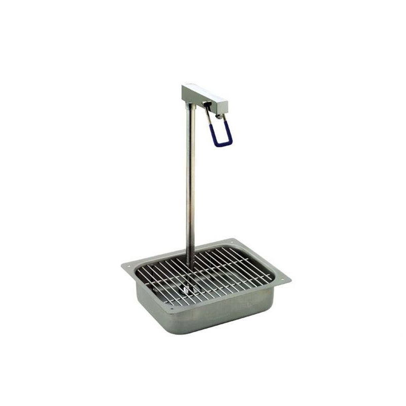 Fontaine &agrave; eau - bac en inox avec grille - Linum - LHW-1101-000