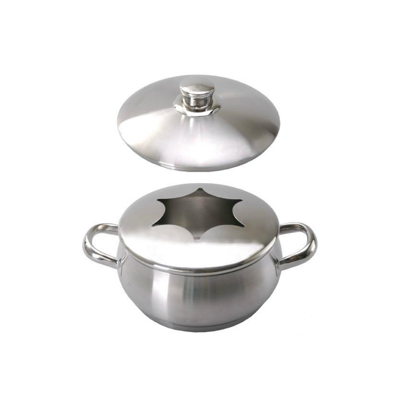 Caquelon inox pour fondue chinoise - + couvercle - Linum - KSG-1102-000