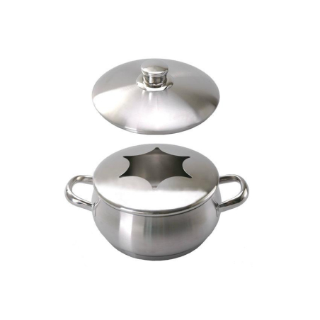 Caquelon inox pour fondue chinoise - + couvercle - Linum - KSG-1102-000