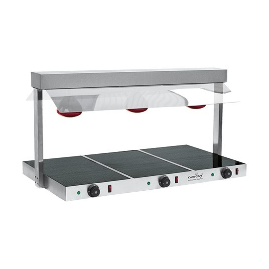 Plaque inox chauffante GN 1/1, 450 W, 220 V - MONO CASSELIN