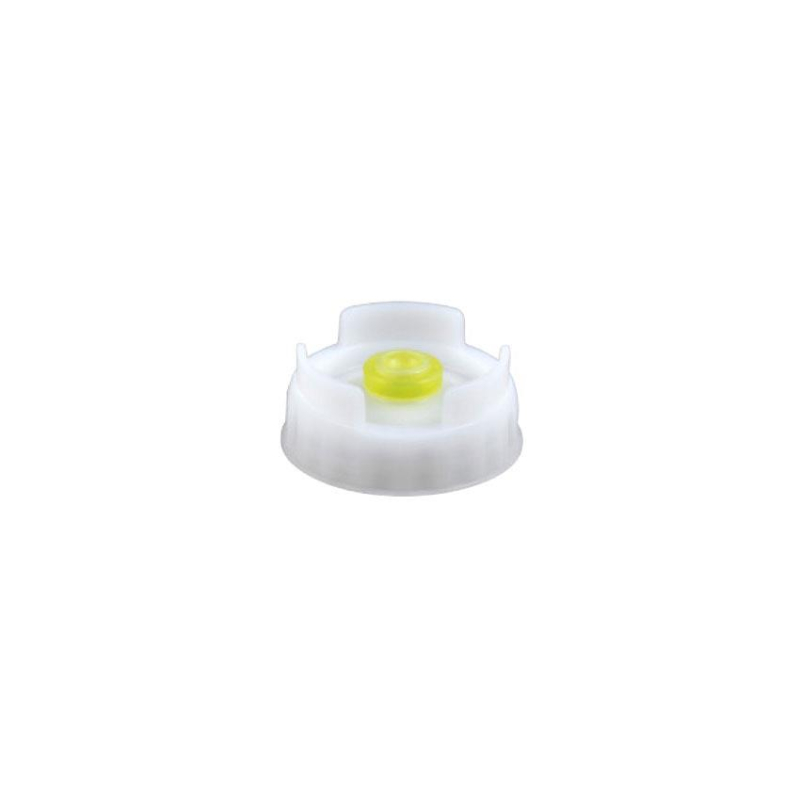 Chapeau avec valve silicone jaune - 6pce/pck - sauce epaisse moyen - Linum - FFO-3126-080