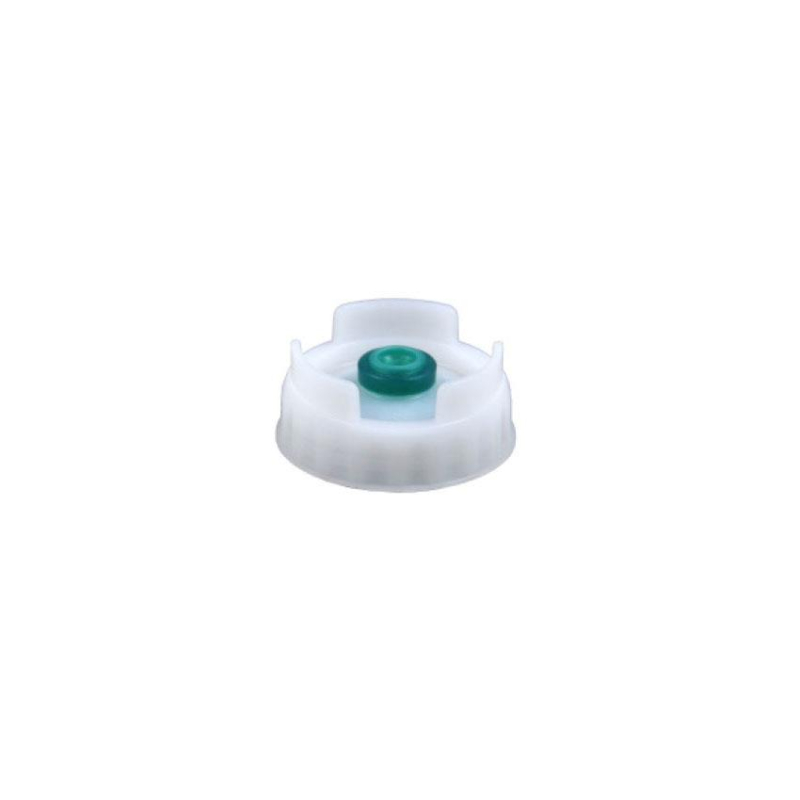 Chapeau avec valve silicone vert - 6pce/pck - pour sauces liquides - Linum - FFO-3116-040