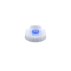Chapeau avec valve silicone bleu - 6pce/pck - sauces epaisses & condiments - Linum - FFO-3136-060
