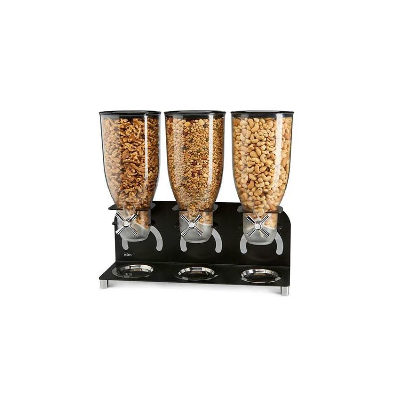 Distributeur cereales - 3x 3,5l - autonome - Linum - LFD-1301-020