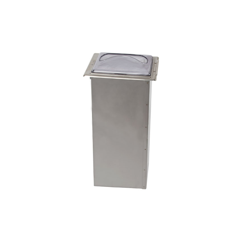 Distributeur de serviettes &agrave; encastrer - tube inox - facade transp. - interfold - Linum - SDP-2002-841