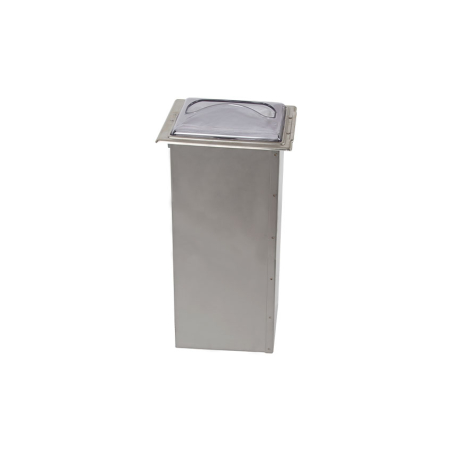Distributeur de serviettes &agrave; encastrer - tube inox - facade transp. - interfold - Linum - SDP-2002-841