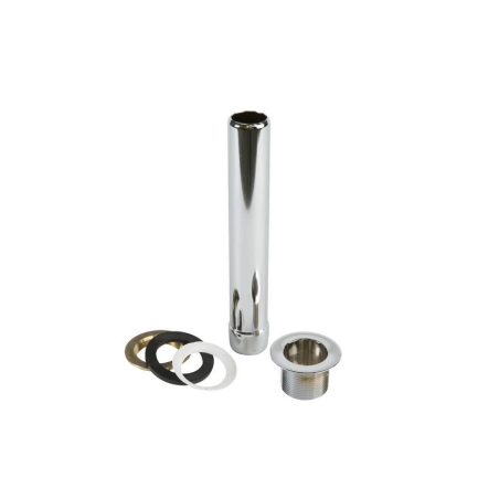 Ensemble surverse chrom&eacute;e+bonde crepine - h 180mm (sd20) - 1'1/2 - Linum - SDV-0200-845