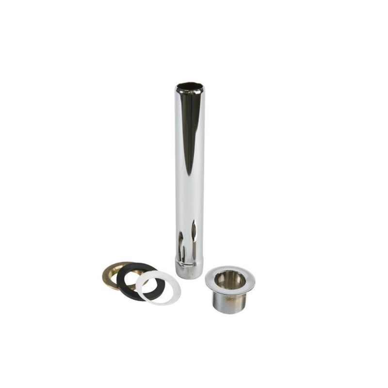 Ensemble surverse chrom&eacute;e+bonde crepine - h 230mm (sd25) - 1'1/2 - Linum - SDV-0250-845