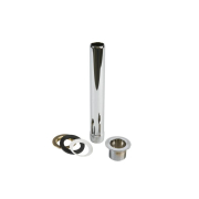 Ensemble surverse chrom&eacute;e+bonde crepine - h 230mm (sd25) - 1'1/2 - Linum - SDV-0250-845